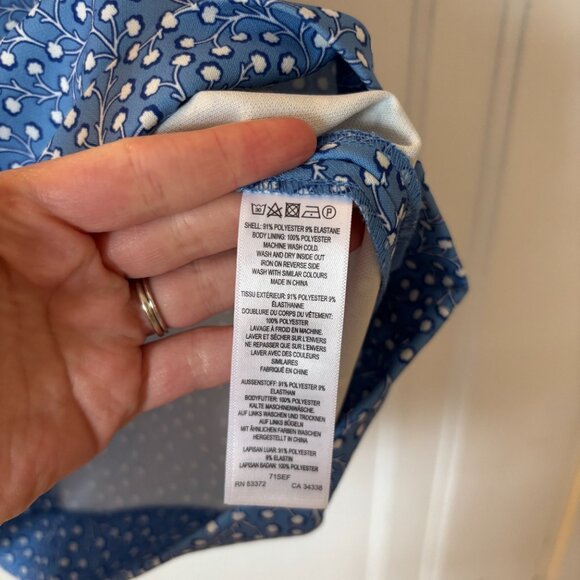 French Connection Blue Puff Sleeve Mini Dress (Size XS)
- Picture 5 of 9